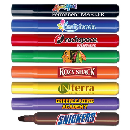 Chisel Tip Permanent Marker Full Color - USA Made