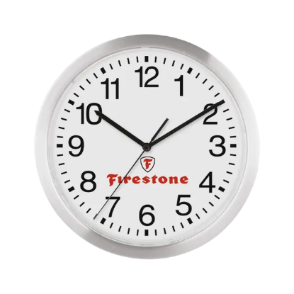 12" Slim Metal Wall Clock