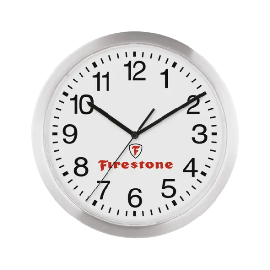 12" Slim Metal Wall Clock