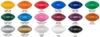 6" Mini Plastic Football Color Chart