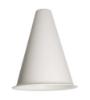 Mini Megaphones 8" White