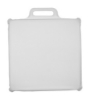 Square Vinyl Stadium Seat Cushions - 1" Foam White