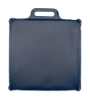 Square Vinyl Stadium Seat Cushions - 1" Foam Navy Blue