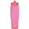 28 Oz. Poly-Clean Plastic Bottle-Translucent Pink