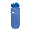 30 Oz. Poly-Clear Gripper Bottle-Blue