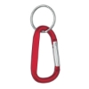 6MM Carabiner with Split Ring Red