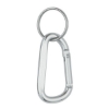 6MM Carabiner with Split Ring Silver