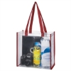 Clear Tote Bag-Red