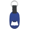 Metal Key Tag with Bottle Opener Blue