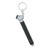 Mini Tire Gauge Key Chain Black