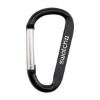 Carabiner Clip Keychain Black