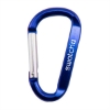 Carabiner Clip Keychain Blue