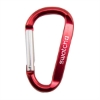 Carabiner Clip Keychain Red