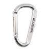 Carabiner Clip Keychain Silver