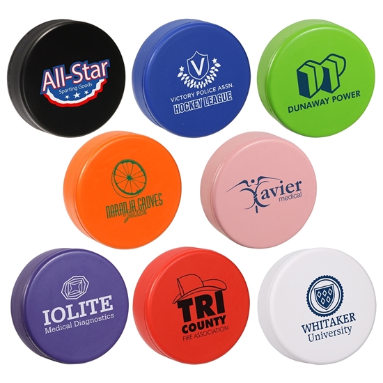 Foam Stress Reliever Hockey Pucks