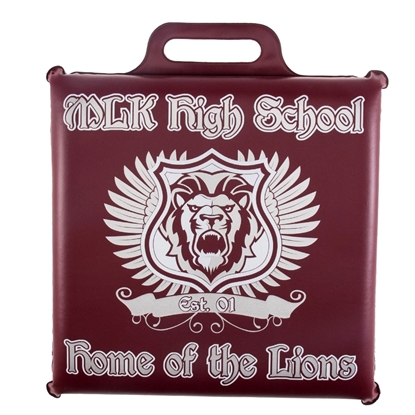 Square Vinyl Stadium Seat Cushions - 2" Foam
