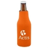 Zipper Jacket Scuba Beverage Insulator Burnt Orange