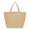 YYaYa Budget Non-Woven Shopper Totes-Cream