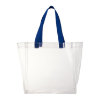 Rally Clear Stadium Totes Clear/Royal Blue