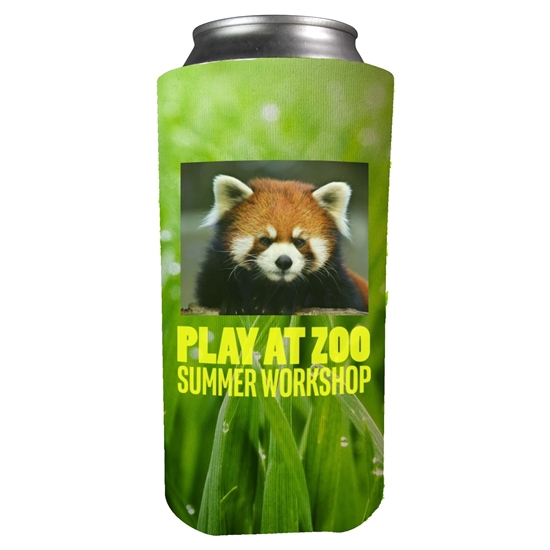 Full Color 16 Oz. Tall Boy Coolie