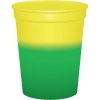 16 Oz. Smooth Mood Stadium Cup Yellow to Green