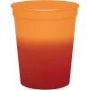 16 Oz. Smooth Mood Stadium Cup Orange to Red