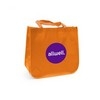 Large laminated Grocery Totes-Orange