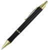 European Style Rubber Grip Metal Pens Black