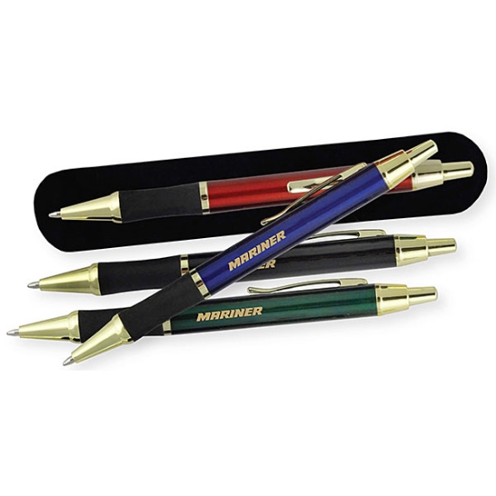 European Style Rubber Grip Metal Pens