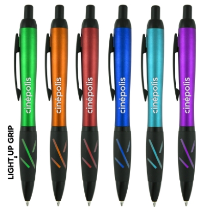 Logo Light Up 18 Illuminated Pen Collage