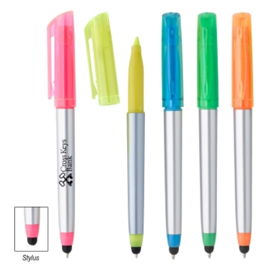 Trilogy Highlighter Stylus Pens =Assorted=