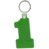 Soft Number One Keytags Translucent Green