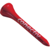Premium Basics Golf Tees and Ball Marker Set Red