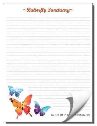8 ½" x 11" Notepad - 50 Sheets