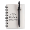 Translucent PVC Cover w/ Spiral Bound Journal White