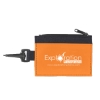 Custom Logo ID Holder Black With Orange