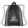 Custom Logo Small Reflective Hit Sports Pack Black