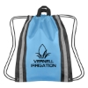 Custom Logo Small Reflective Hit Sports Pack Light Blue