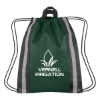 Custom Logo Small Reflective Hit Sports Pack Forest Green