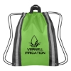 Custom Logo Small Reflective Hit Sports Pack Lime