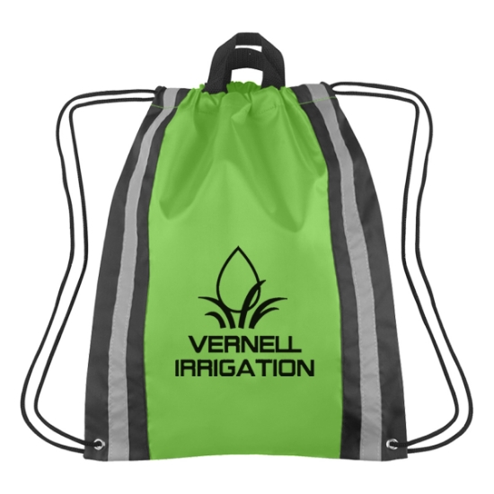 Custom Logo Small Reflective Hit Sports Pack Lime
