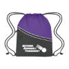 Custom Logo Two-Tone Hit Sports Pack Purple With Black