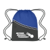 Custom Logo Two-Tone Hit Sports Pack Royal Blue With Black