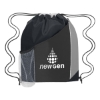 Custom Logo Tri-Color Sports Pack Black With Black