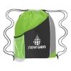 Custom Logo Tri-Color Sports Pack Black With Lime