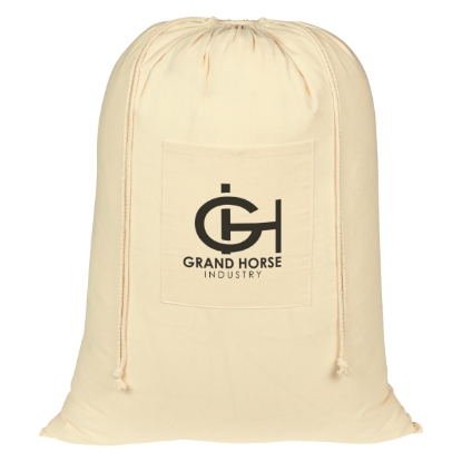 Custom Logo Wash Me Laundry Bag - Natural Natural