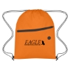 Custom Logo Non-Woven Hit Sports Pack with Front Zipper Orange