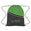 Custom Logo Non-Woven Two-Tone Hit Sports Pack Lime With Black