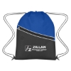 Custom Logo Non-Woven Two-Tone Hit Sports Pack Royal Blue With Black