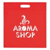 Custom Logo Large Heat Sealed Non-Woven Exhibition Tote Red